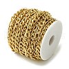 10M Ion Plating(IP) 304 Stainless Steel Figaro Chains CHS-G035-02C-G-3