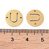 PVD Vacuum Plating 201 Stainless Steel Hollow Flat Round Links FIND-R149-03U-G-3