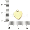 304 Stainless Steel Pendants STAS-Q337-08G-4
