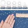 CHGCRAFT 1700Pcs 5 Style Transparent Resin Cabochons RESI-CA0001-31-2