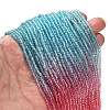 Transparent Painted Glass Beads Strands DGLA-A034-T2mm-A11-2