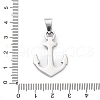 304 Stainless Steel Pendants STAS-U043-15P-3
