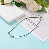Faceted Natural Dyed Green Aventurine Pendant Necklaces NJEW-JN03230-04-4