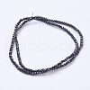 Electroplate Glass Bead Strands EGLA-R080-2mm-09-3