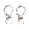 304 Stainless Steel Leverback Earring Findings STAS-U025-01P-02-1