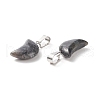 Natural Larvikite Pendants G-Q369-16-3