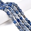 Dyed & Heated Natural Blue Aventurine Beads Strands G-T138-102-1