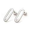304 Stainless Steel Stud Earrings for Women EJEW-I281-23P-1