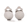 Non-Tarnish 316 Stainless Steel Clip-on Earring Findings STAS-I187-04B-P-2