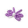 Handmade Glass Seed Beaded Pendants PALLOY-MZ00768-03-4