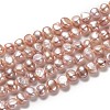 Natural Cultured Freshwater Pearl Beads Strands PEAR-L033-45B-1