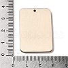 Color Printing Wood Pendants WOOD-S062-02G-3