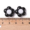 Two-tone Acrylic Beads OACR-U003-09-3