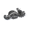 Zinc Alloy Rhinestone Brooches JEWB-Z036-02B-2