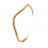 304 Stainless Steel Cuff Bangles for Women BJEW-B108-11G-4