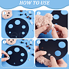 Acrylic Measuring Tool for Doll Craft Eyes TOOL-WH0155-110B-02-4