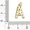 26Pcs Brass Micro Pave Cubic Zirconia Pendants KK-V014-01G-M-4