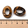 Natural Tiger Eye Pendants G-Z082-01B-3