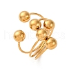 304 Stainless Steel Cuff Open Rings RJEW-D319-04G-2