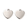 Non-Tarnish Stainless Steel Pendants STAS-L276-01P-04-1