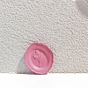 Spray Printed Alloy Oval with Tulip Pattern Plate Model PW-WG2A5F4-04-1