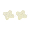 Frosted Transparent Acrylic Beads OACR-P029-09B-03-3