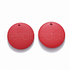 Painted Wood Pendants WOOD-Q040-018A-A07-2