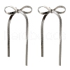 Non-Tarnish Bowknot 304 Stainless Steel Stud Earrings for Women EJEW-D104-04P-3