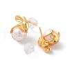 Mother's Day Jewellery Natural Pearl Stud Earrings for Women EJEW-E303-15G-2