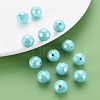 Opaque Acrylic Beads TACR-S154-10F-04-3