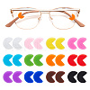 DELORIGIN 24 Pairs 12 Colors Silicone Eyeglasses Ear Grips Sleeve Holder AJEW-DR0001-19-1