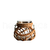 Hemp Rope Hand-woven Glass Vases PW-WGEEA16-01-1
