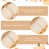 ABS Plastic Imitation Pearl Shoelaces FIND-WH0117-54B-7