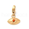 Eye 304 Stainless Steel Rhinestone Pendant Decorations STAS-I331-24G-2