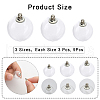 CHGCRAFT 9 Sets 3 Style Transparent Glass Openable Perfume Bottle Pendants GLAA-CA0001-46-2