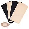   4Pcs 2 Colors Felt Inserts Bag Bottom DIY-PH0013-32A-1