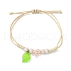Porcelain Beads Braided Bead Bracelets BJEW-JB11421-2