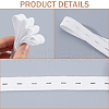 Gorgecraft 20Pcs Resin Buttons with 30M Polypropylene & Polycotton Flat Elastic Cord DIY-GF0009-64B-6