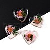 Epoxy Resin Pendants RESI-T058-02E-1