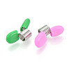 Iron Mini Spring Bead Clamps for Beading Jewelry Making TOOL-T012-01A-01-2