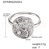 304 Stainless Steel & Cubic Zirconia Finger Rings for Women FS-WG99359-04-2
