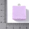 Opaque Resin Pendants RESI-Z033-02P-B-3