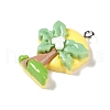 Ocean Theme Opaque Resin Pendants RESI-S403-02F-2