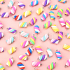  72Pcs 12 Colors Handmade Polymer Clay Charms CLAY-NB0001-66-4