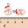 Christmas Theme Opaque Resin Pendants RESI-S08-02K-3