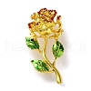 Fashion Golden Zinc Alloy Enamel Pins JEWB-D068-01G-05-1