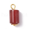 Dyed Natural Agate Pendants PALLOY-JF01082-02-3