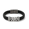 Braided Leather Cord Bracelets for Men BJEW-Z081-18AS-4