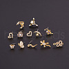 20G Stainless Steel Cubic Zirconia L-Shaped Nose Rings WG80602-22-2
