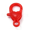 Plastic Lobster Claw Clasps PALLOY-F017-01-M-3